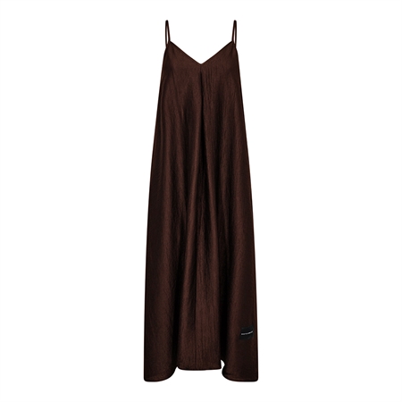 Haute L'Amitié Corsica Pleat Strap Dress Mocca